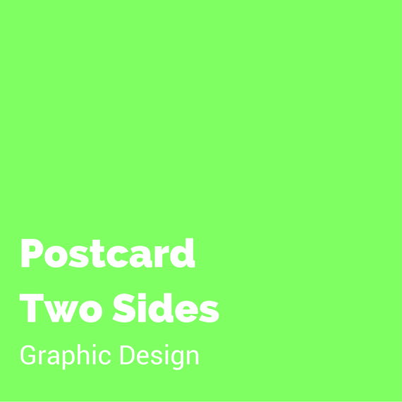 Postcard (2 sides)